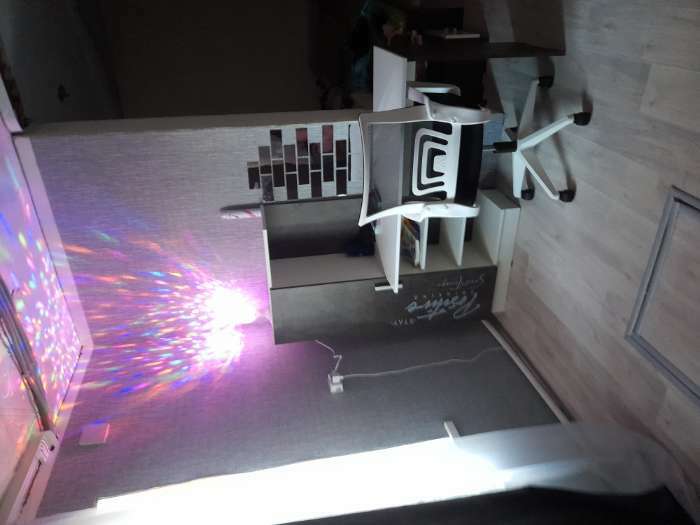 Фотография покупателя товара Стол компьютерный «Вега Позитив №1», 1450×500×1350 мм, цвет белый/бетон тёмный - Фото 13