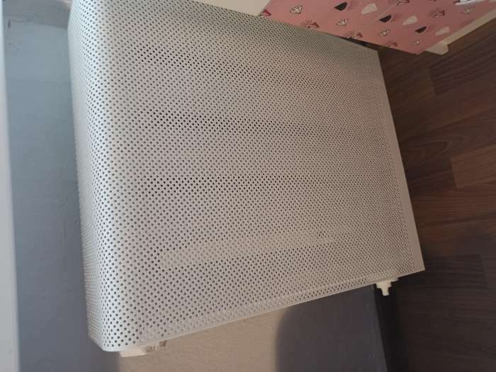 Фотография покупателя товара Экран на чугунный радиатор ZEIN Гольф, 595х475 мм, 5 секций, металлический, перфорированный - Фото 1