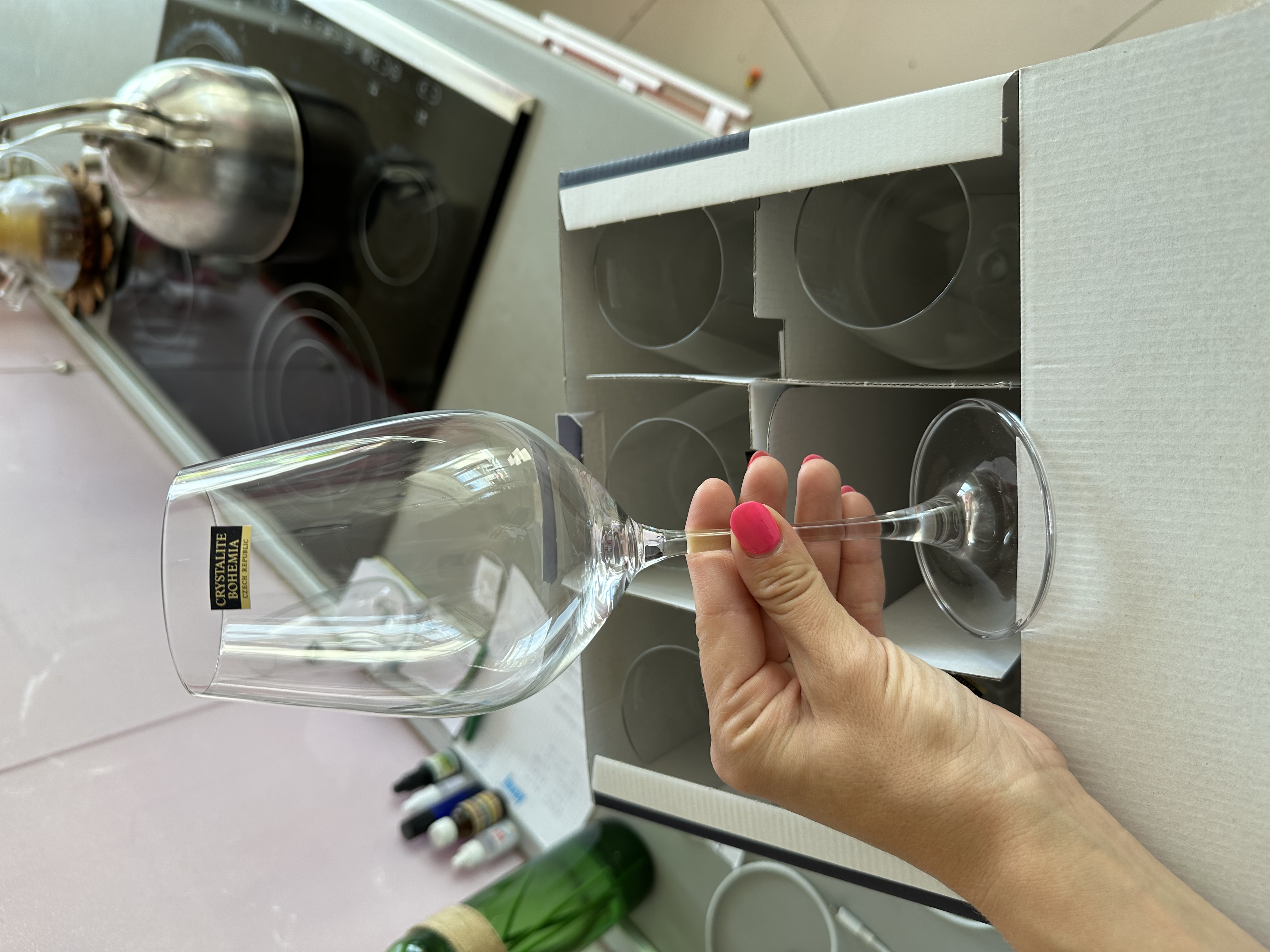 Фотография покупателя товара УЦЕНКА Набор бокалов для вина 500 мл Columba, 5 шт. - Фото 1