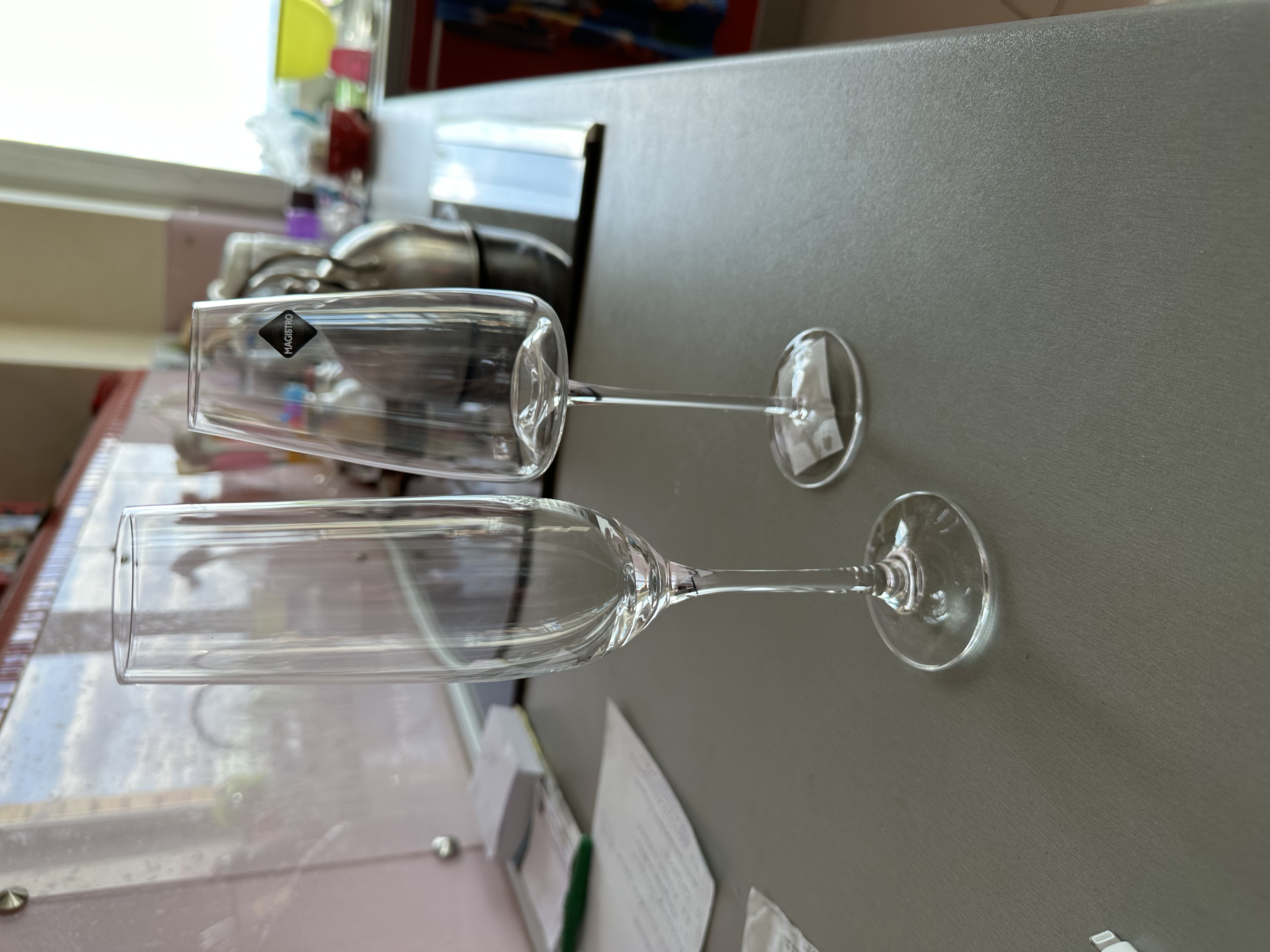 Фотография покупателя товара Бокалы для шампанского «Виола», 190 мл, набор 6 шт., хрустальное стекло, прозрачные - Фото 2