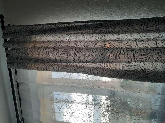 Фотография покупателя товара Штора портьерная Этель «Элит» цвет серый, на шторной ленте 145х265 см, 150гр/м2, 100% п/э - Фото 1