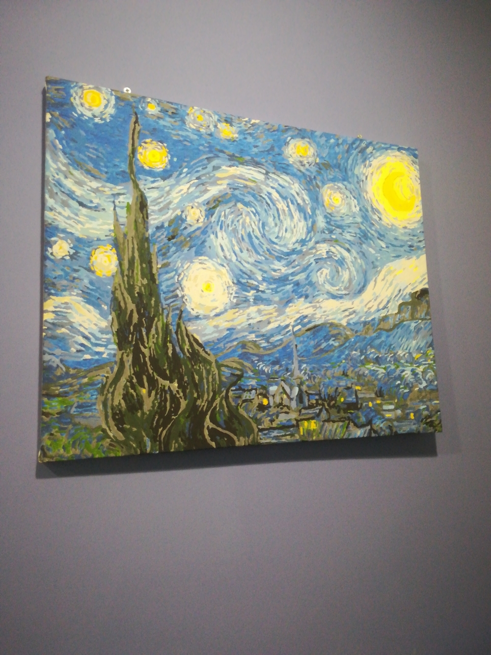 Фотография покупателя товара Картина по номерам «Звёздная ночь» Ван Гог» 40х50 см