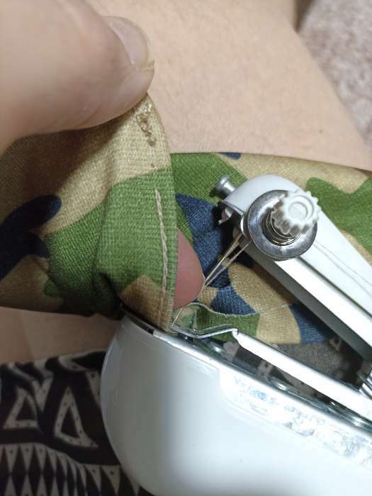 Фотография покупателя товара Швейная машина Luazon LSH-08, механическая, портативная, белая