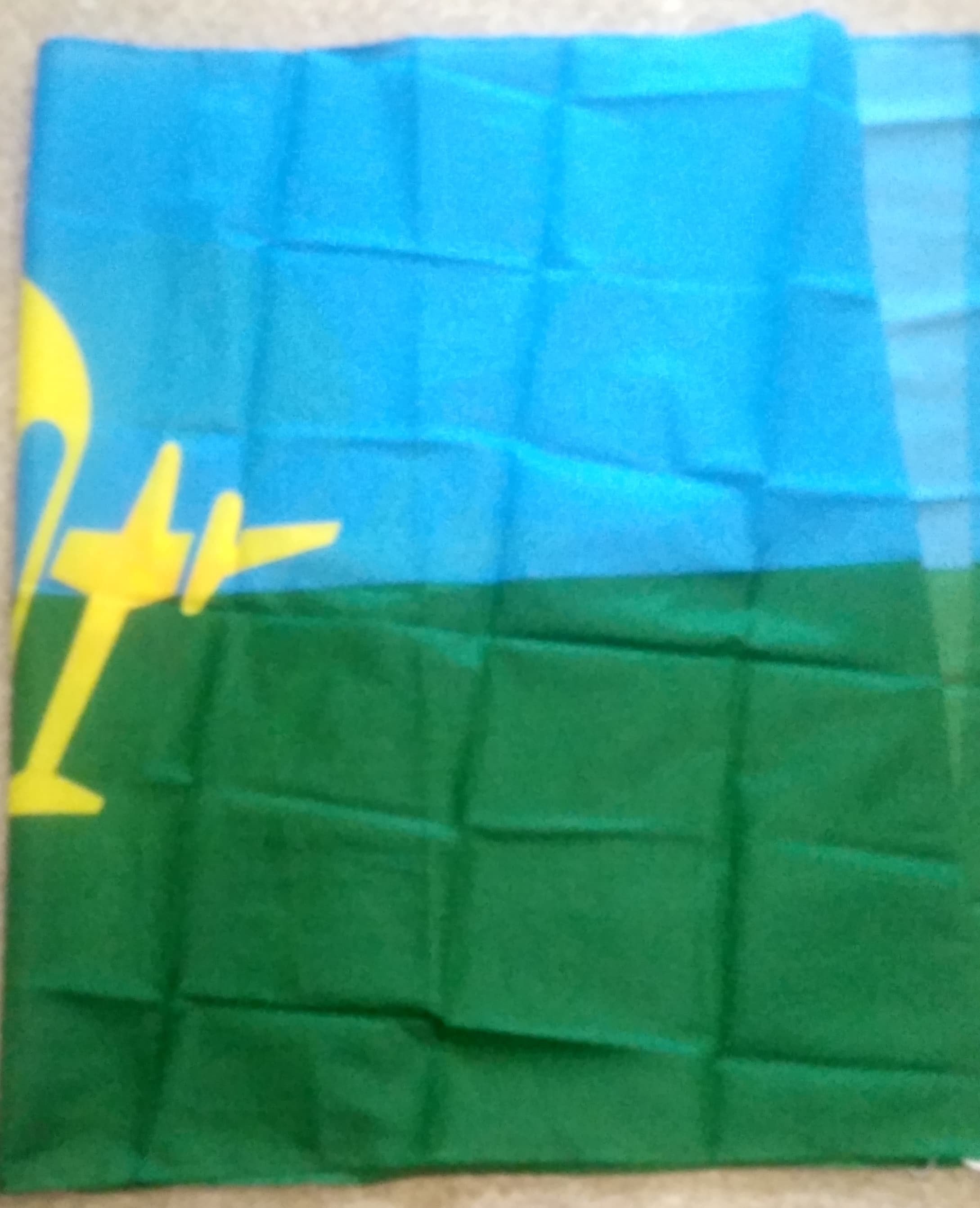 Фотография покупателя товара Флаг ВДВ, 90 х 135 см, полиэфирный шёлк