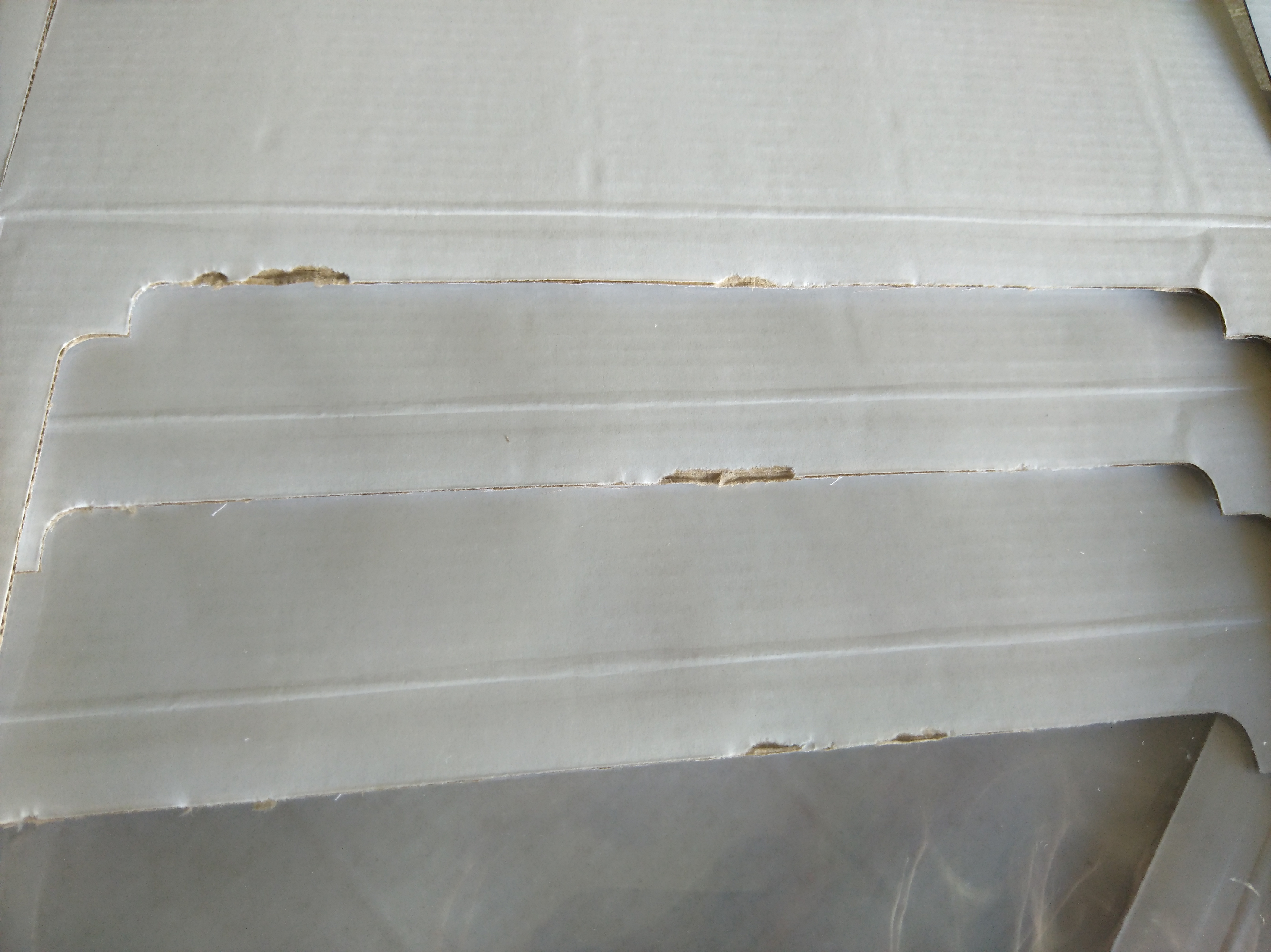 Фотография покупателя товара Коробка сборная без печати крышка-дно белая с окном 29 х 23,5 х 6 см