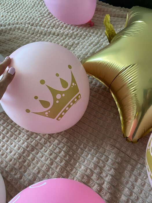 Фотография покупателя товара Воздушные шары латексные 12" «С днём рождения», 5 шт. - Фото 8