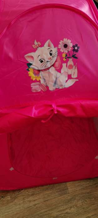 Фотография покупателя товара Палатка детская игровая с туннелем "Милашка" Коты аристократы - Фото 2