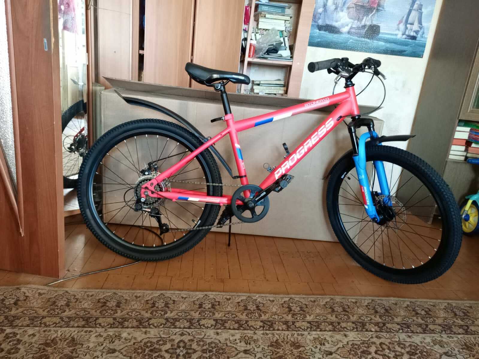Фотография покупателя товара Велосипед 24" Progress Stoner 1.0 MD RUS, цвет красный, размер 15" - Фото 1