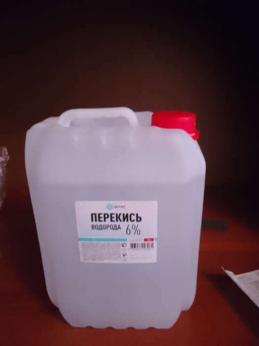 Фотография покупателя товара Перекись водорода LekSa, 6 %, 5 л - Фото 4