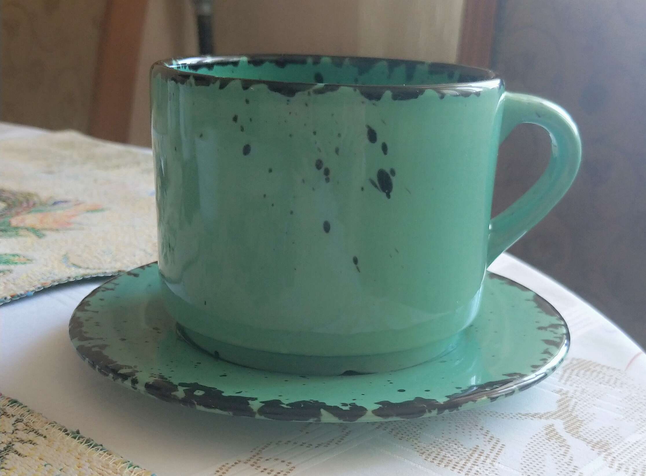 Фотография покупателя товара Чашка чайная Smeraldo, 350 мл, фарфор