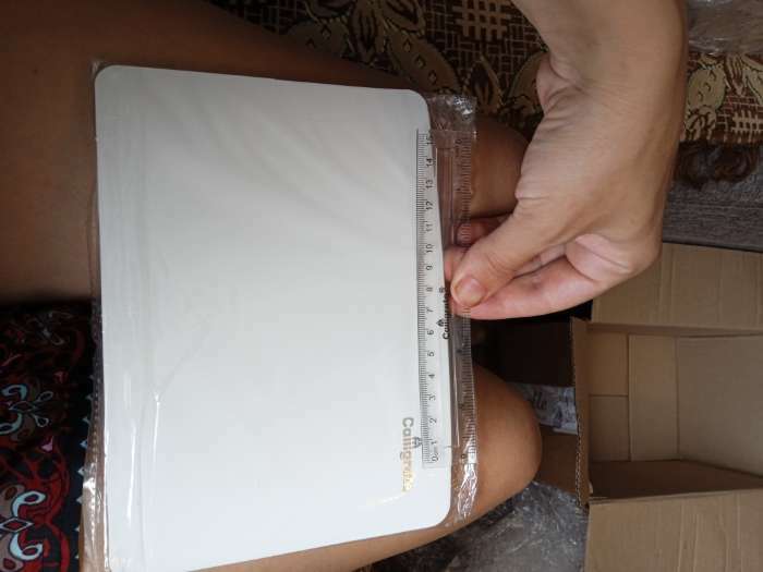 Фотография покупателя товара Доска для лепки пластиковая А5 Calligrata "Популярная", белая
