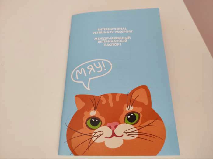 Фотография покупателя товара Ветеринарный паспорт международный «Рыжий кот»