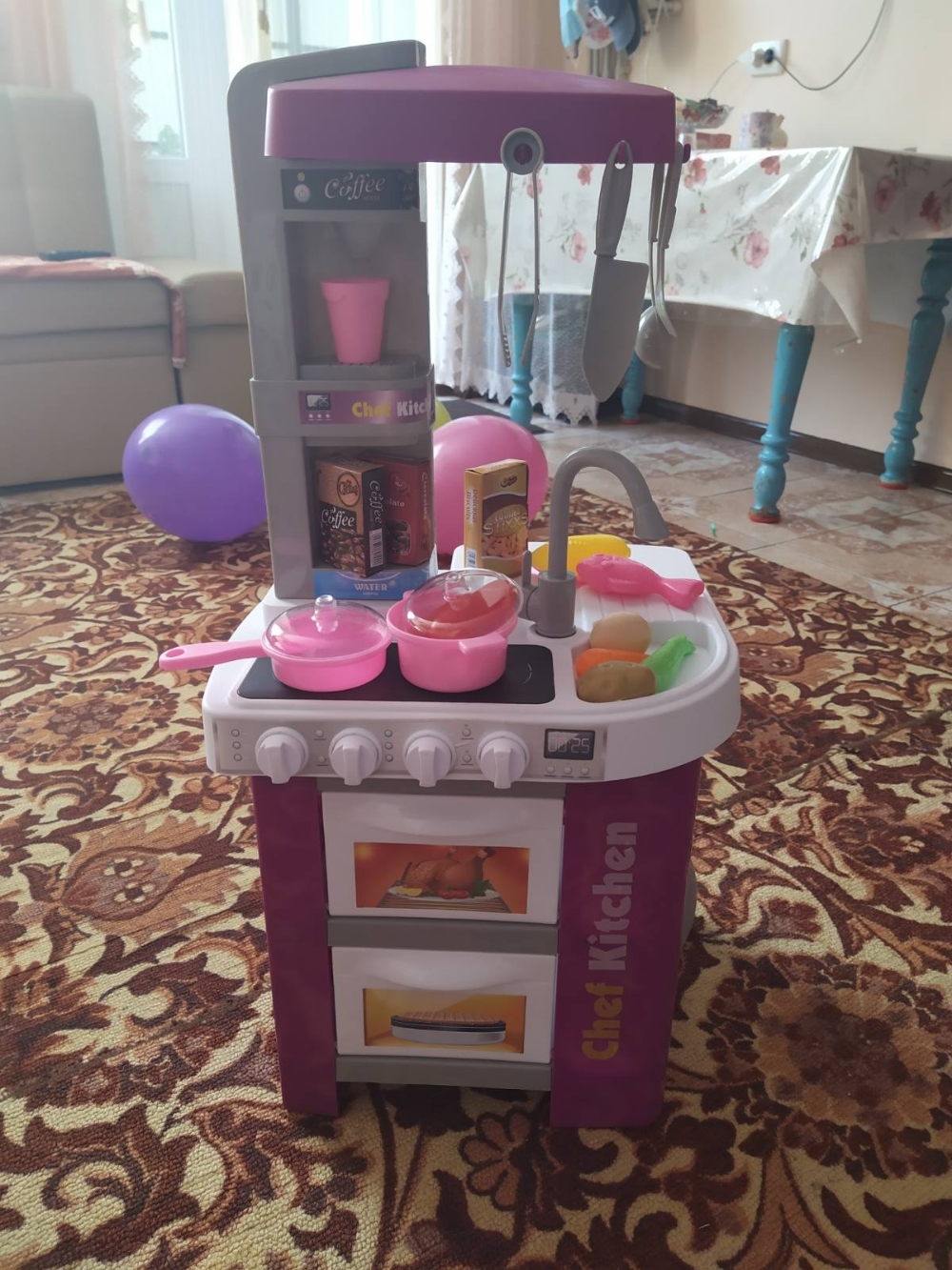 Игровой модуль кухня «Талантливый повар», свет, звук, бежит вода из ...