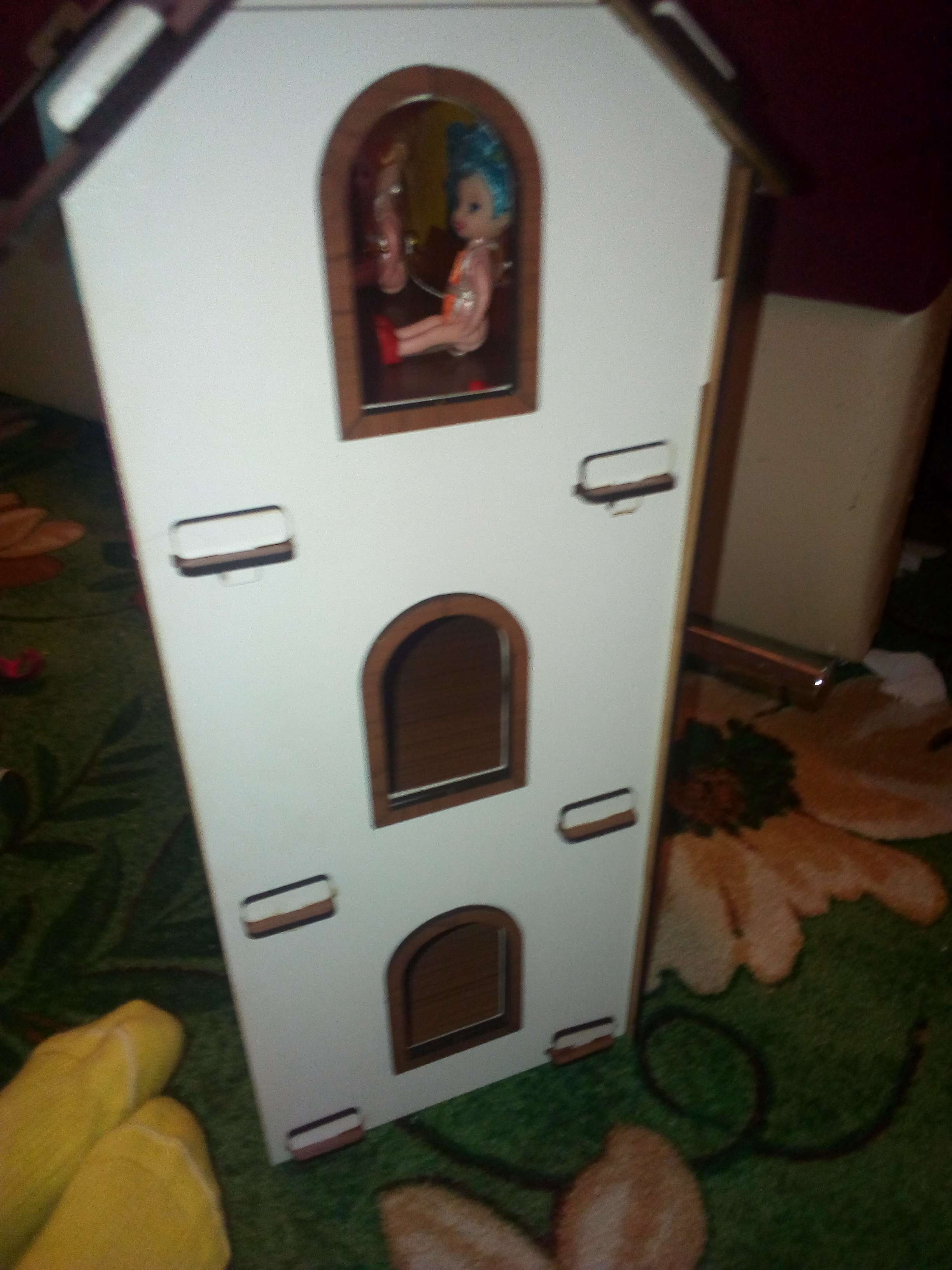 Фотография покупателя товара Деревянный домик с цветными обоями «Лоли» - Фото 6