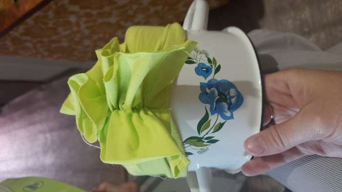 Фотография покупателя товара Шапочка Крошка Я «Тюрбан» жёлтый. р-р 48 - Фото 1