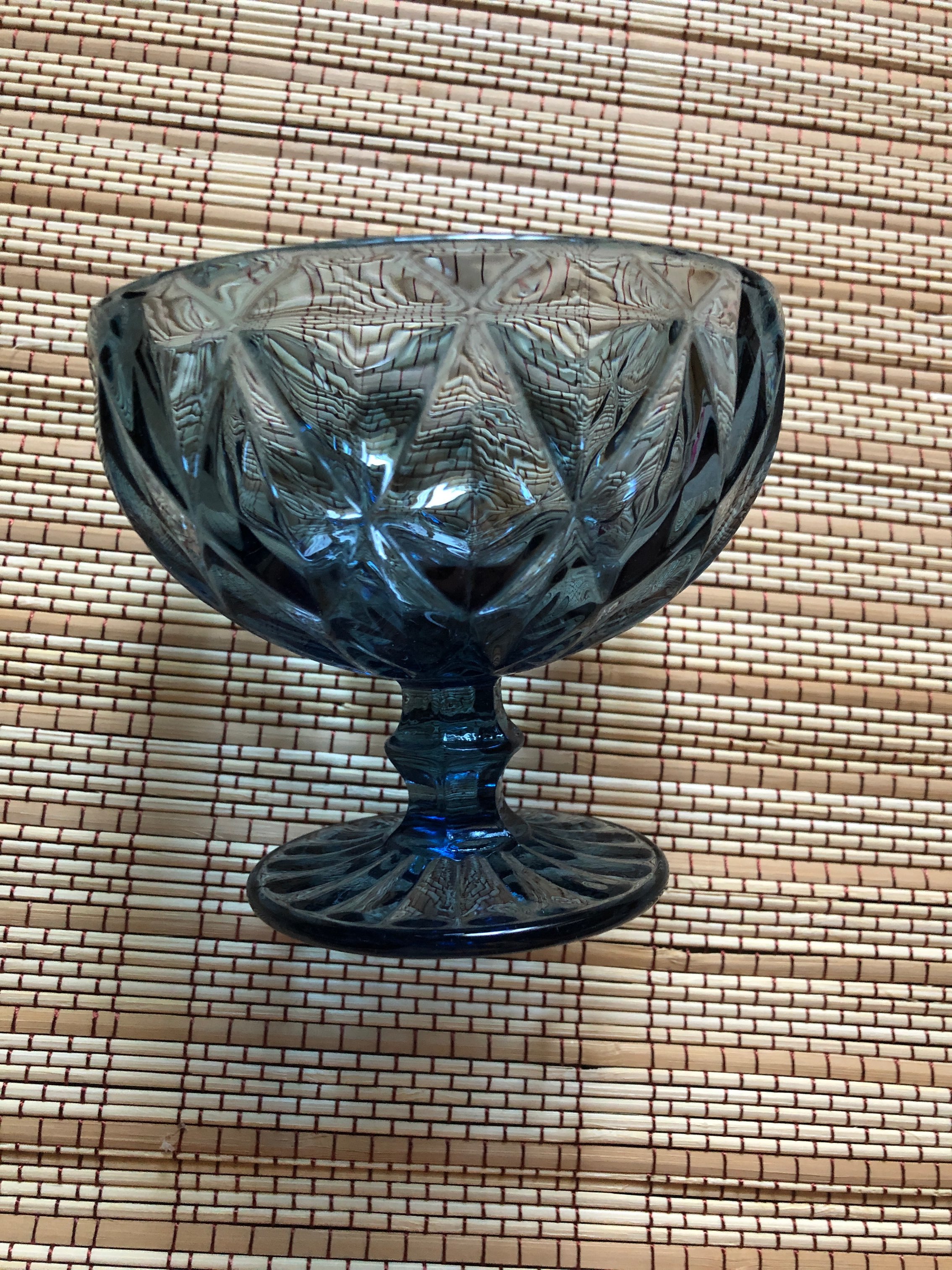 Фотография покупателя товара Креманка стеклянная Magistro «Круиз», 350 мл, d=12 см, цвет синий