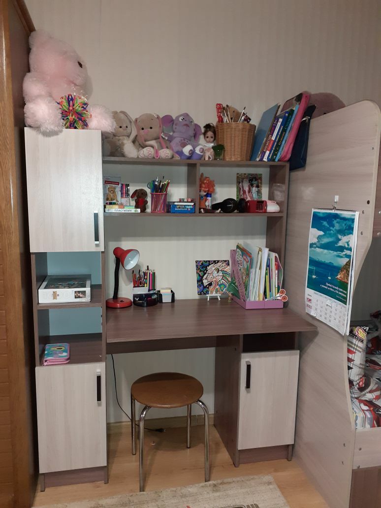 Фотография покупателя товара УЦЕНКА Стол компьютерный Клик Мебель, 1230×570×1600 мм, с надстройкой, ясень шимо темный/светлый 426 - Фото 38