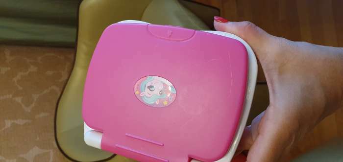 Фотография покупателя товара Игрушка обучающая «Умный компьютер», цвет розовый - Фото 1