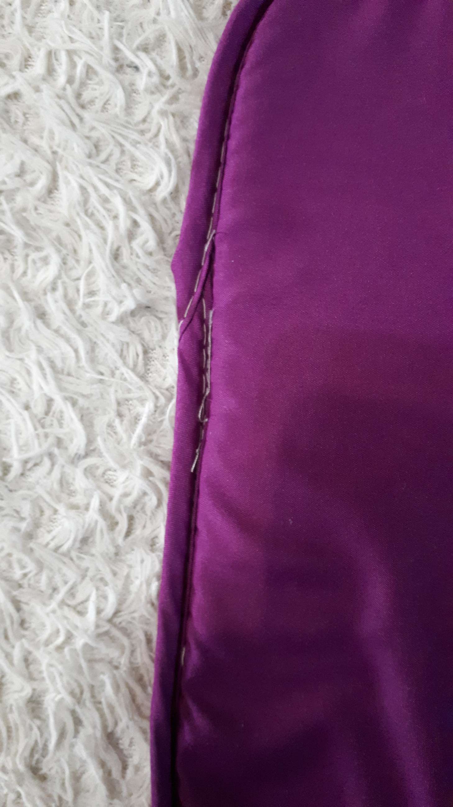 Фотография покупателя товара Набор подушек на стул - 2 шт., размер 34х34 см, цвет Фиолетовый - Фото 2