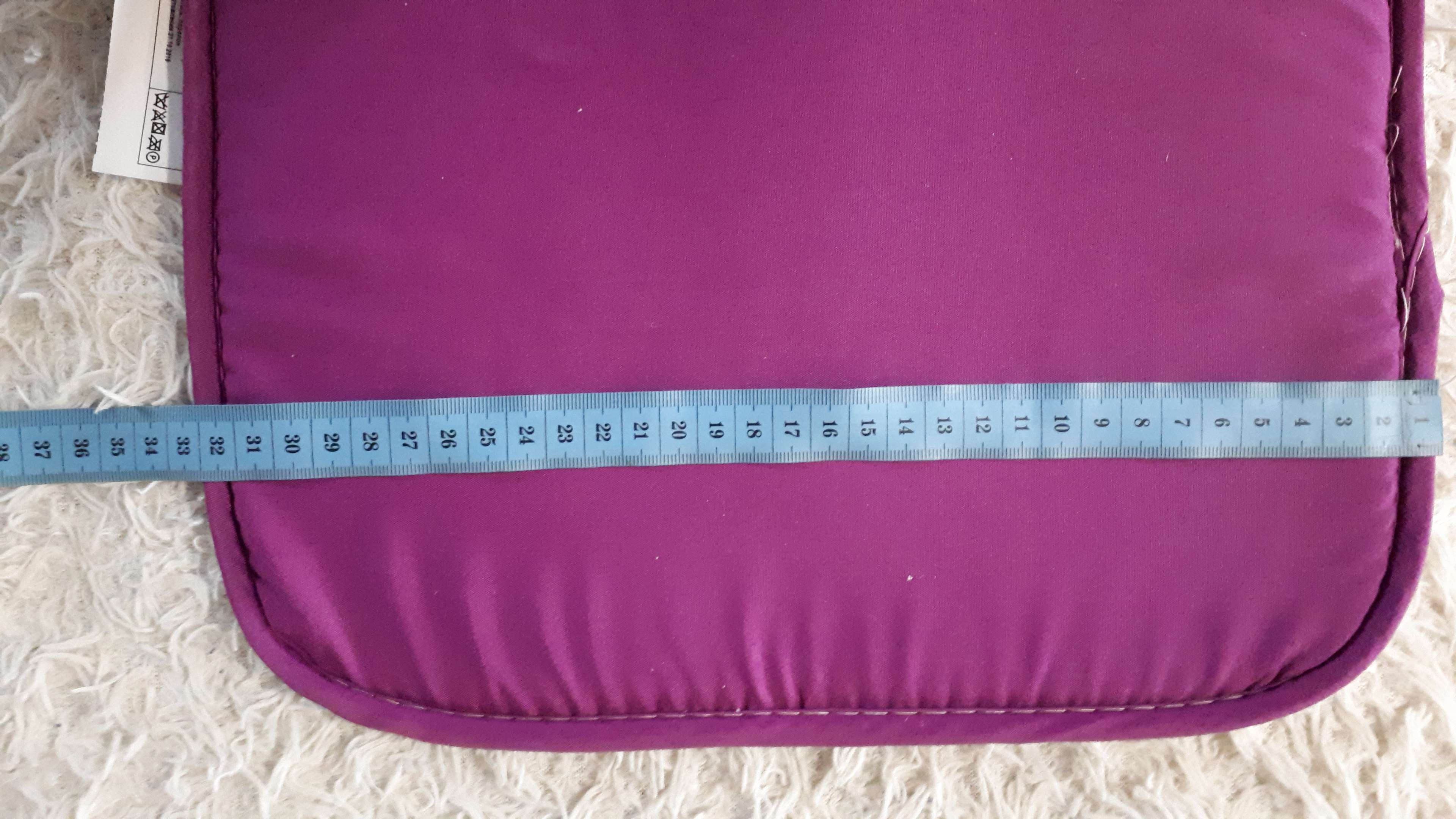 Фотография покупателя товара Набор подушек на стул - 2 шт., размер 34х34 см, цвет Фиолетовый - Фото 4