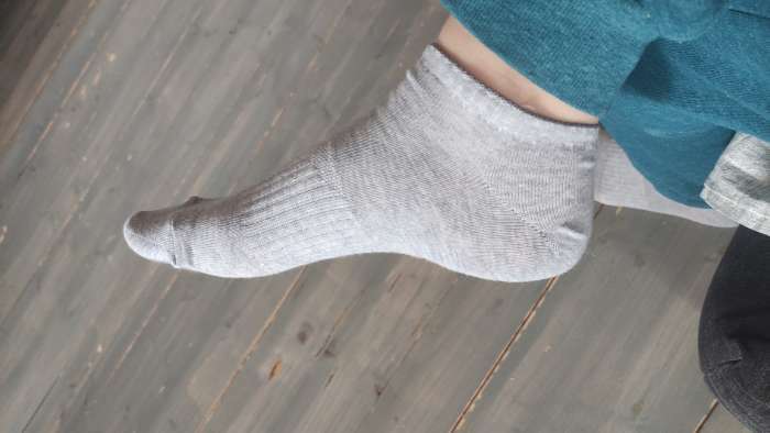 Фотография покупателя товара Набор мужских носков 3 пары, цвет белый, чёрный, серый меланж, размер 27-29 - Фото 1