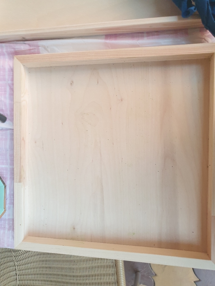 Фотография покупателя товара Планшет деревянный, с врезанной фанерой, 40 х 40 х 3,5 см, глубина 0.5 см, сосна - Фото 2