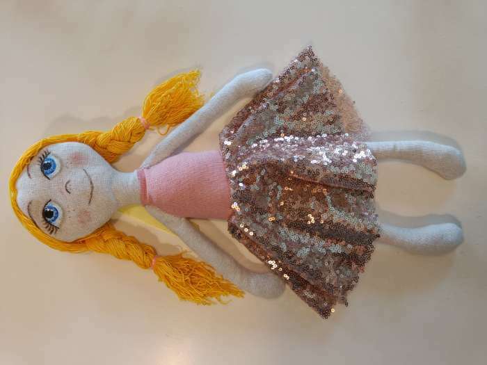 Фотография покупателя товара Набор для шитья. Интерьерная кукла «Юки», 40 см - Фото 2