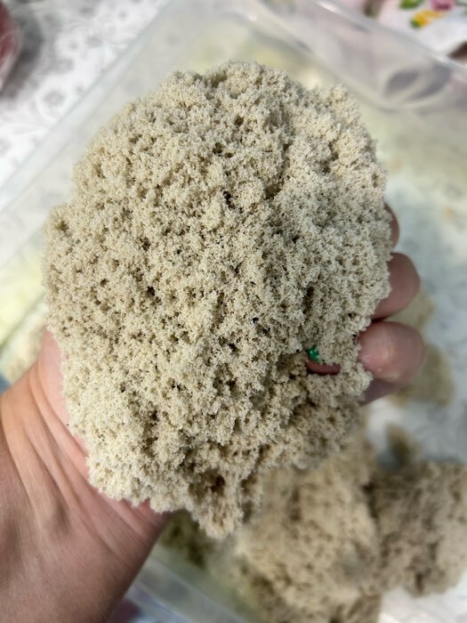 Фотография покупателя товара Волшебный песок 1,2 кг в дойпаке, песочный