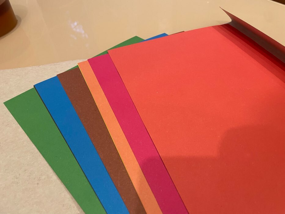 Фотография покупателя товара Картон цветной Calligrata, А4, 8 листов, 8 цветов, немелованный - Фото 21