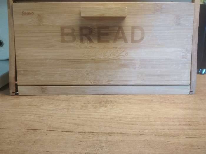 Фотография покупателя товара Хлебница деревянная Bread, бамбук, 35×23×18 см - Фото 3