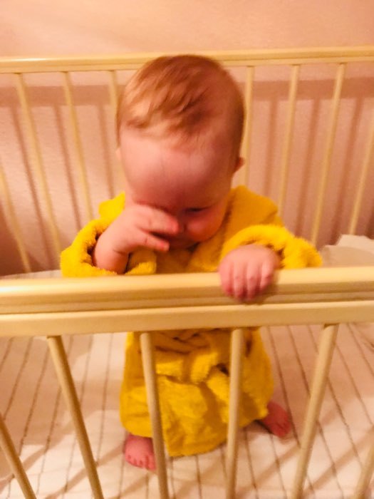 Фотография покупателя товара Халат махровый детский, размер 28, цвет жёлтый, 340 г/м2 хл.100% с AIRO