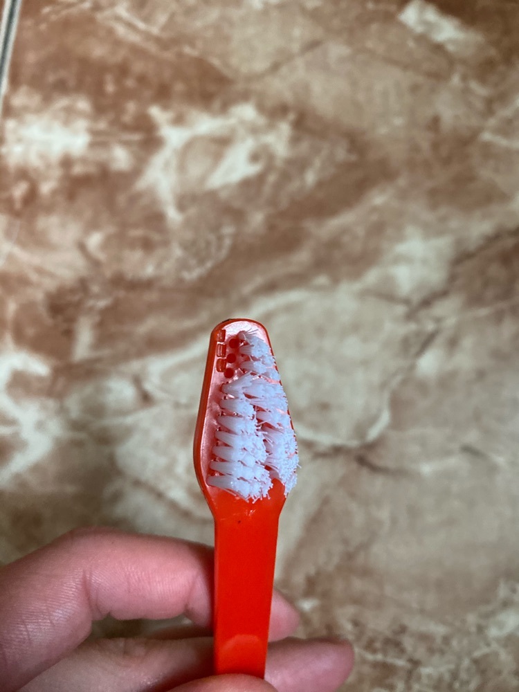 Фотография покупателя товара Набор зубная щётка двухсторонняя и 2 щётки-напальчника, микс цветов - Фото 11