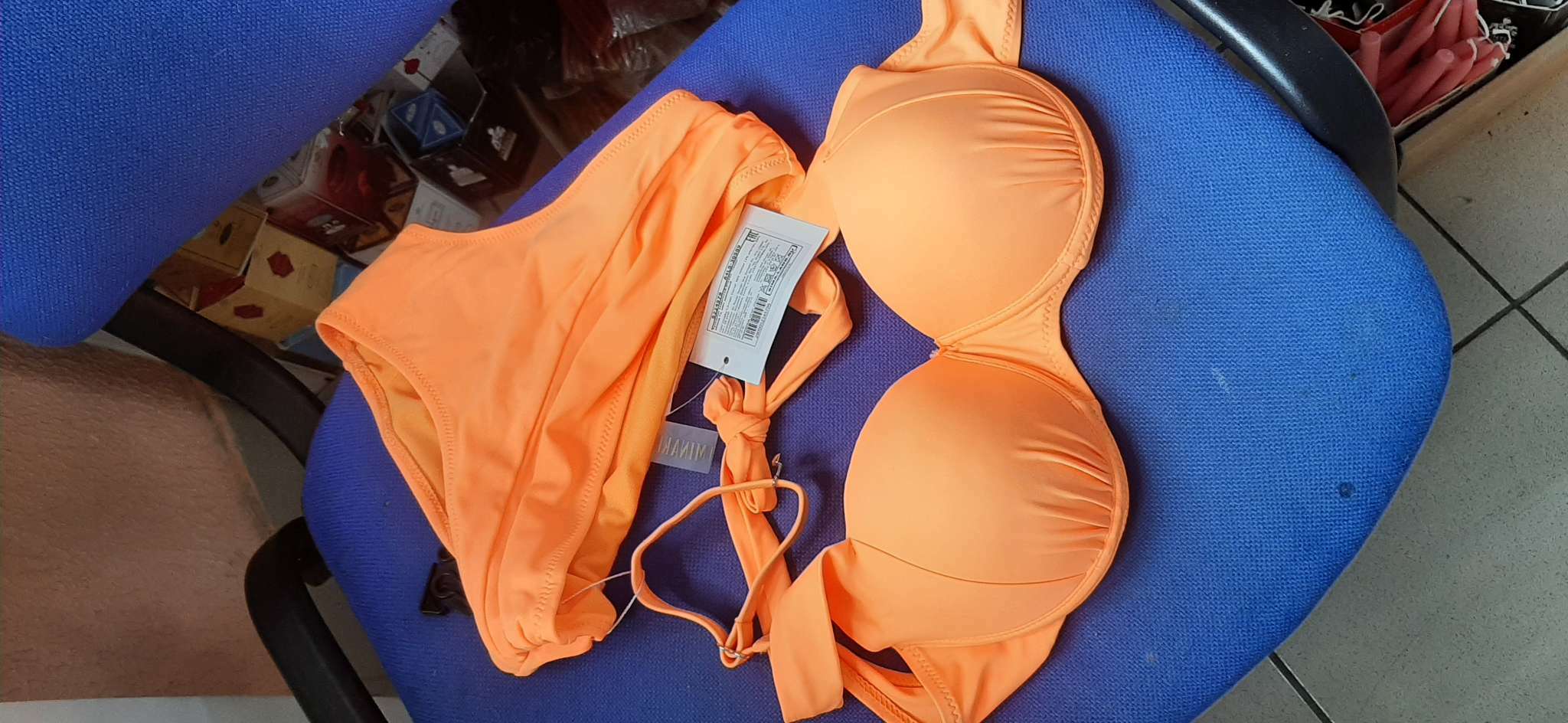 Фотография покупателя товара Купальник женский раздельный MINAKU "Classic", размер 42, цвет оранжевый