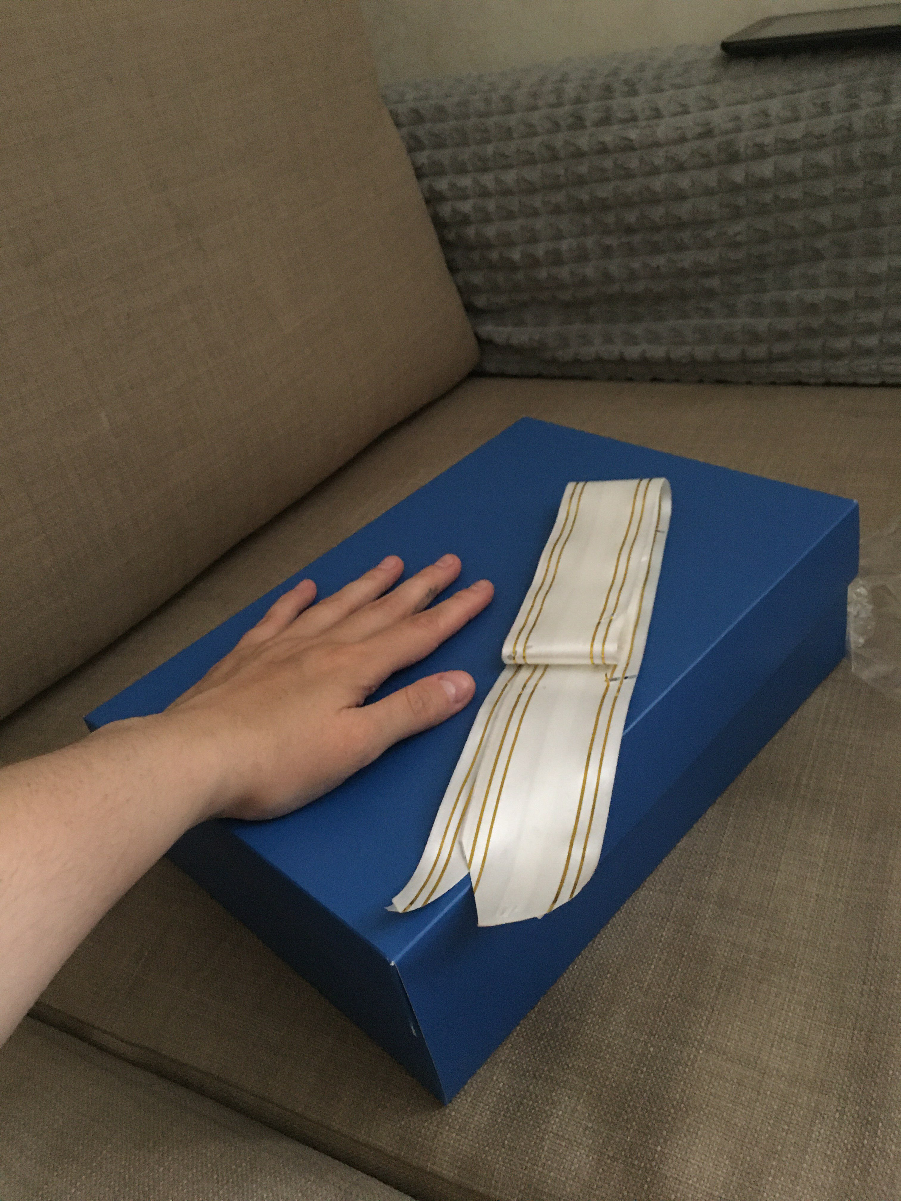 Фотография покупателя товара Коробка подарочная складная, упаковка, «Синяя», 21 х 15 х 7 см - Фото 3