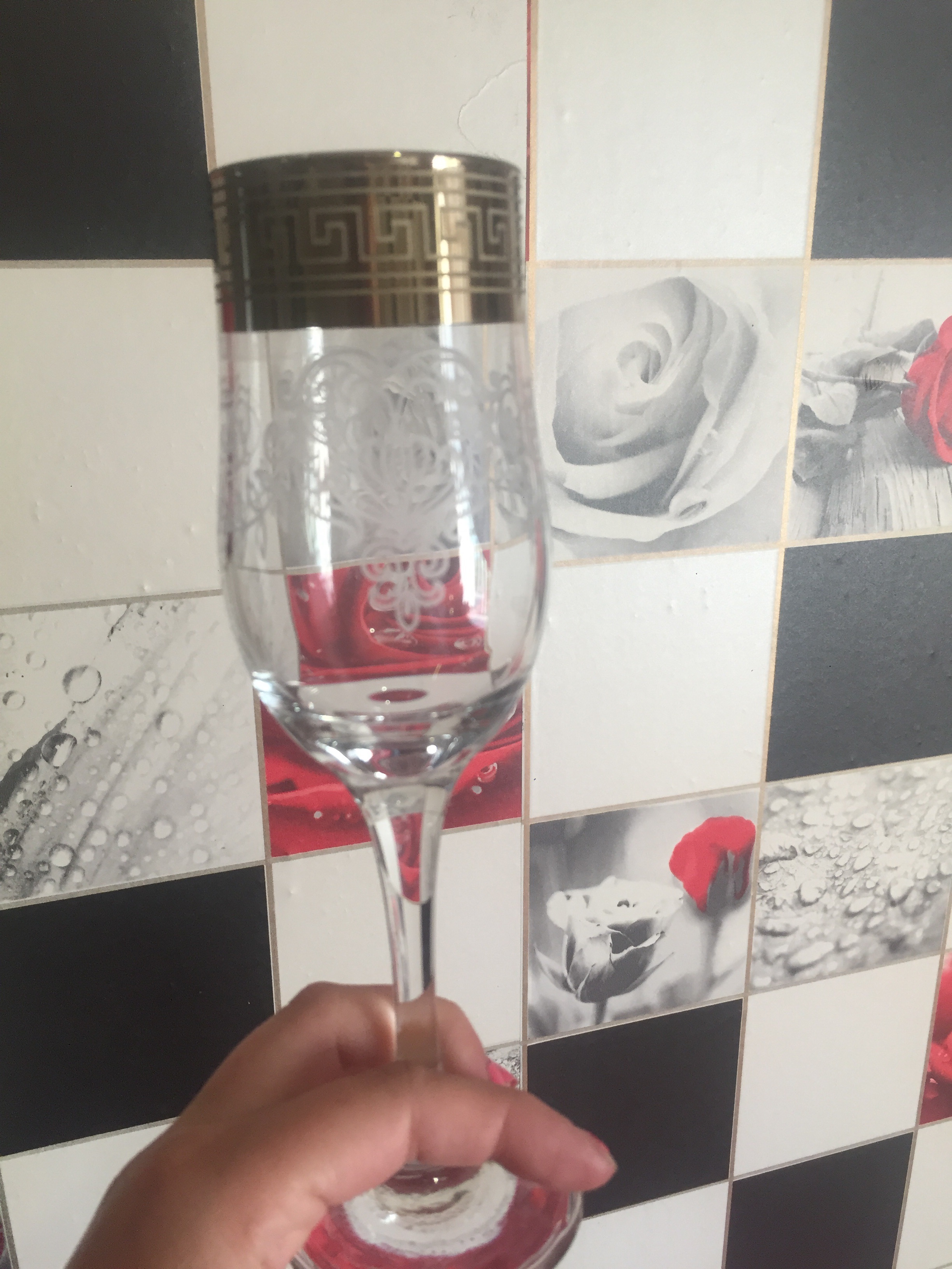 Фотография покупателя товара Бокал для шампанского "Гравировка" 200 мл - Фото 1