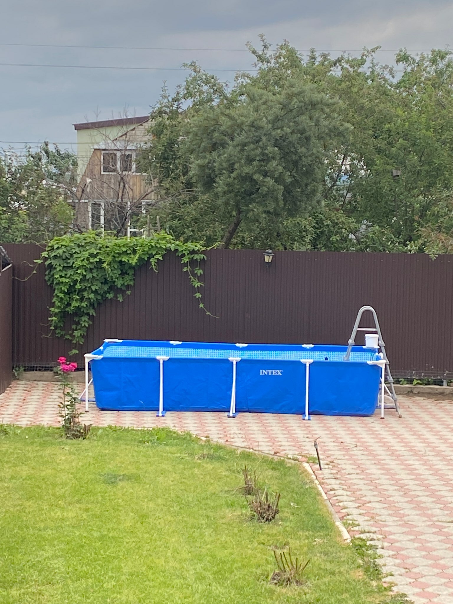 Фотография покупателя товара Бассейн каркасный INTEX Frame Set 28273NP, 450×220×84 см, от 6 лет, прямоугольный - Фото 1