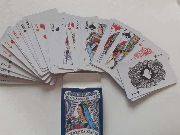 Фотография покупателя товара Карты игральные «Классика азарта», 36 карты, 18+ - Фото 3