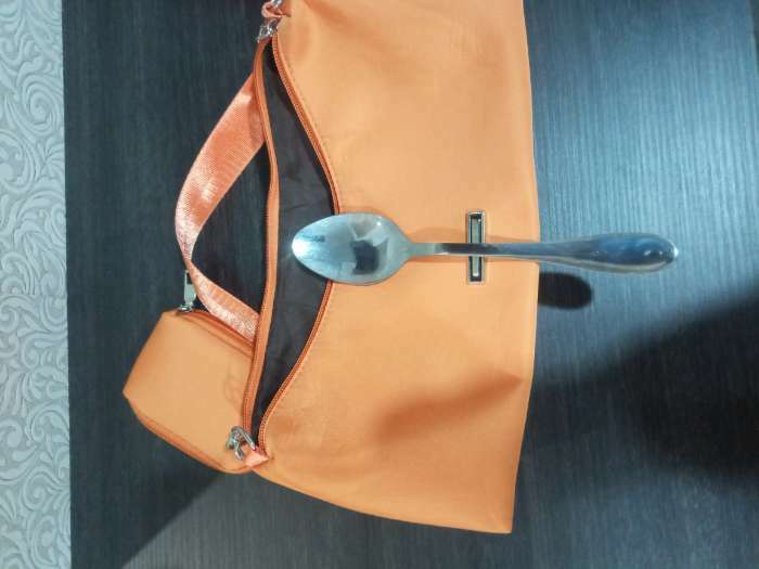 Фотография покупателя товара Сумка женская кросс-боди на молнии, 31×7×13 см, чёрная - Фото 1