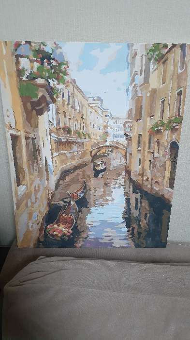 Фотография покупателя товара Картина по номерам «Венеция» 40×50 см - Фото 2