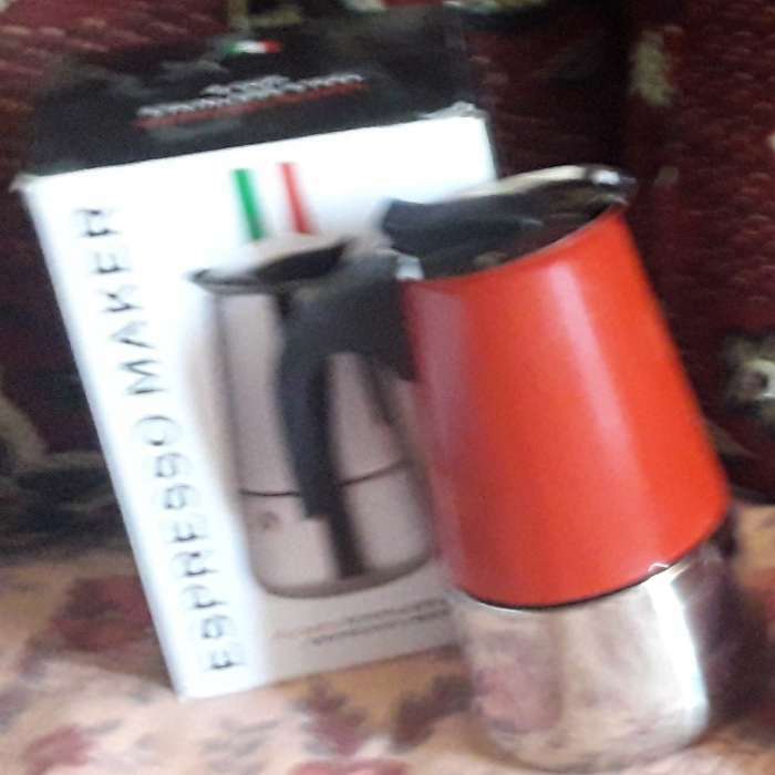 Фотография покупателя товара УЦЕНКА Кофеварка гейзерная «Итальяно», на 2 чашки, 100 мл, цвет красный - Фото 5
