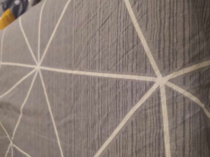 Фотография покупателя товара Простыня на резинке Ночь Нежна, поплин, размер 160х200х20 см, цвет серый - Фото 2