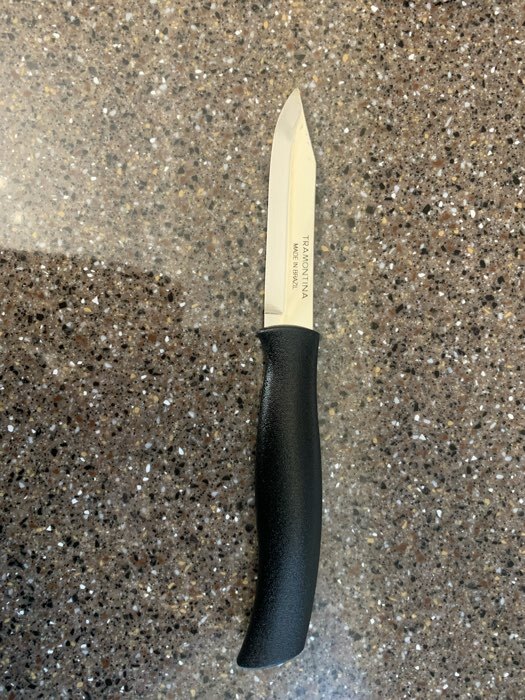 Фотография покупателя товара Нож кухонный для овощей Athus, лезвие 7,5 см, сталь AISI 420 - Фото 3