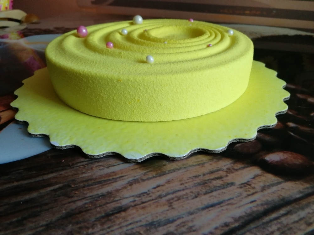 Фотография покупателя товара Форма для муссовых десертов и выпечки Доляна «Рябь», d=20 см, цвет белый - Фото 1