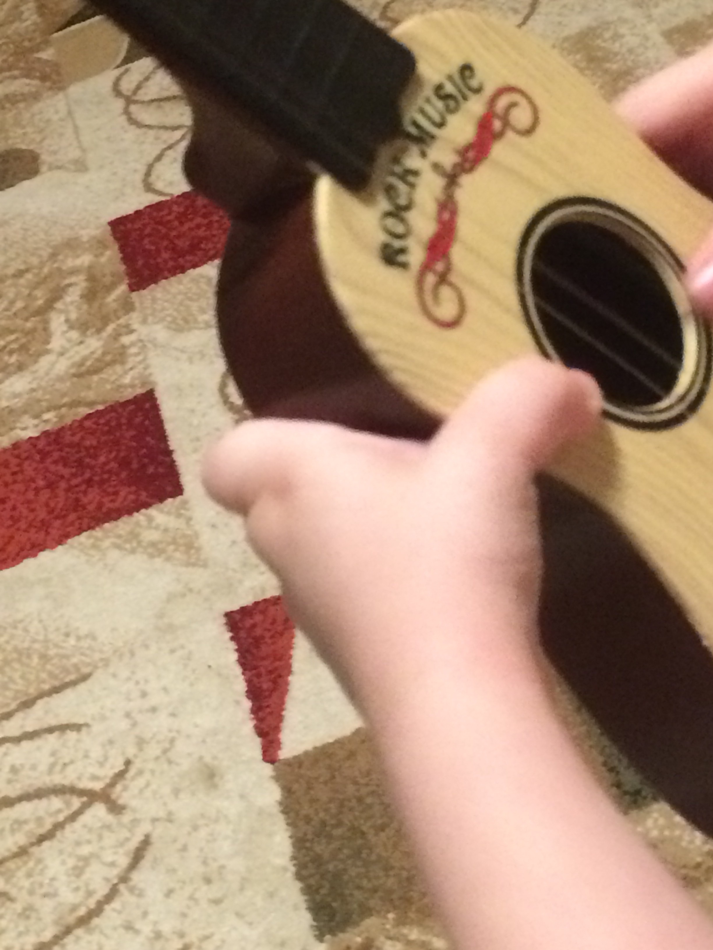 Фотография покупателя товара Детский музыкальный инструмент «Гитара: Классика», цвета МИКС