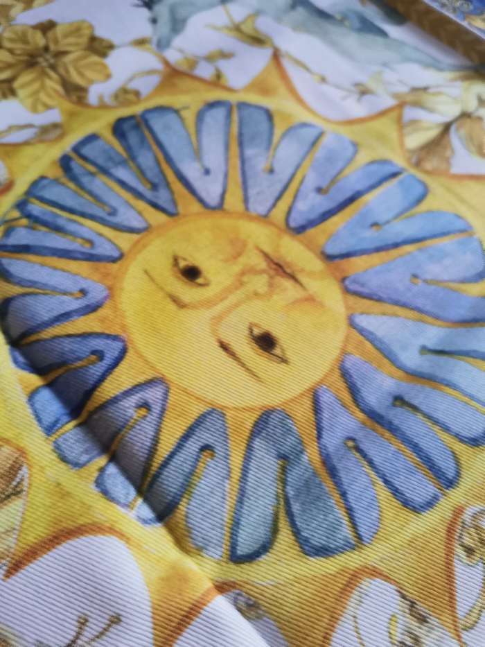 Фотография покупателя товара Дорожка на стол "Ренессанс" 40*146 см, 100% хл, саржа 190 гр/м2 - Фото 1