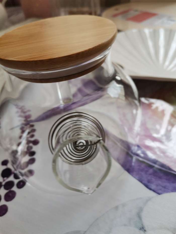 Фотография покупателя товара Чайник стеклянный заварочный с бамбуковой крышкой и металлическим фильтром Magistro «Эко», 800 мл, 20×13×12 см - Фото 17