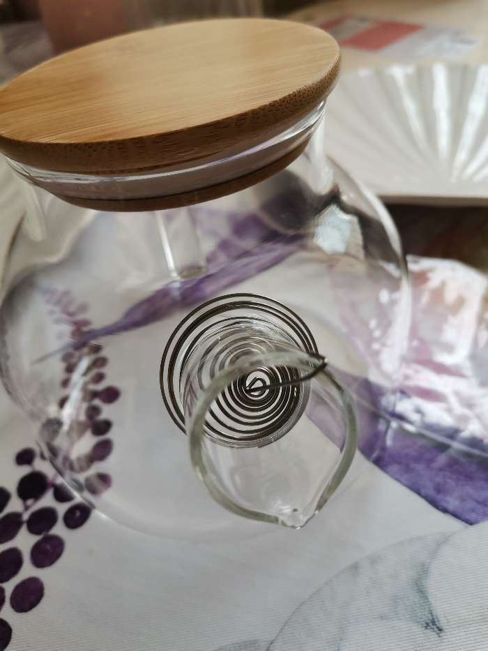 Фотография покупателя товара Чайник стеклянный заварочный с бамбуковой крышкой и металлическим фильтром Magistro «Эко», 800 мл, 20×13×12 см - Фото 20