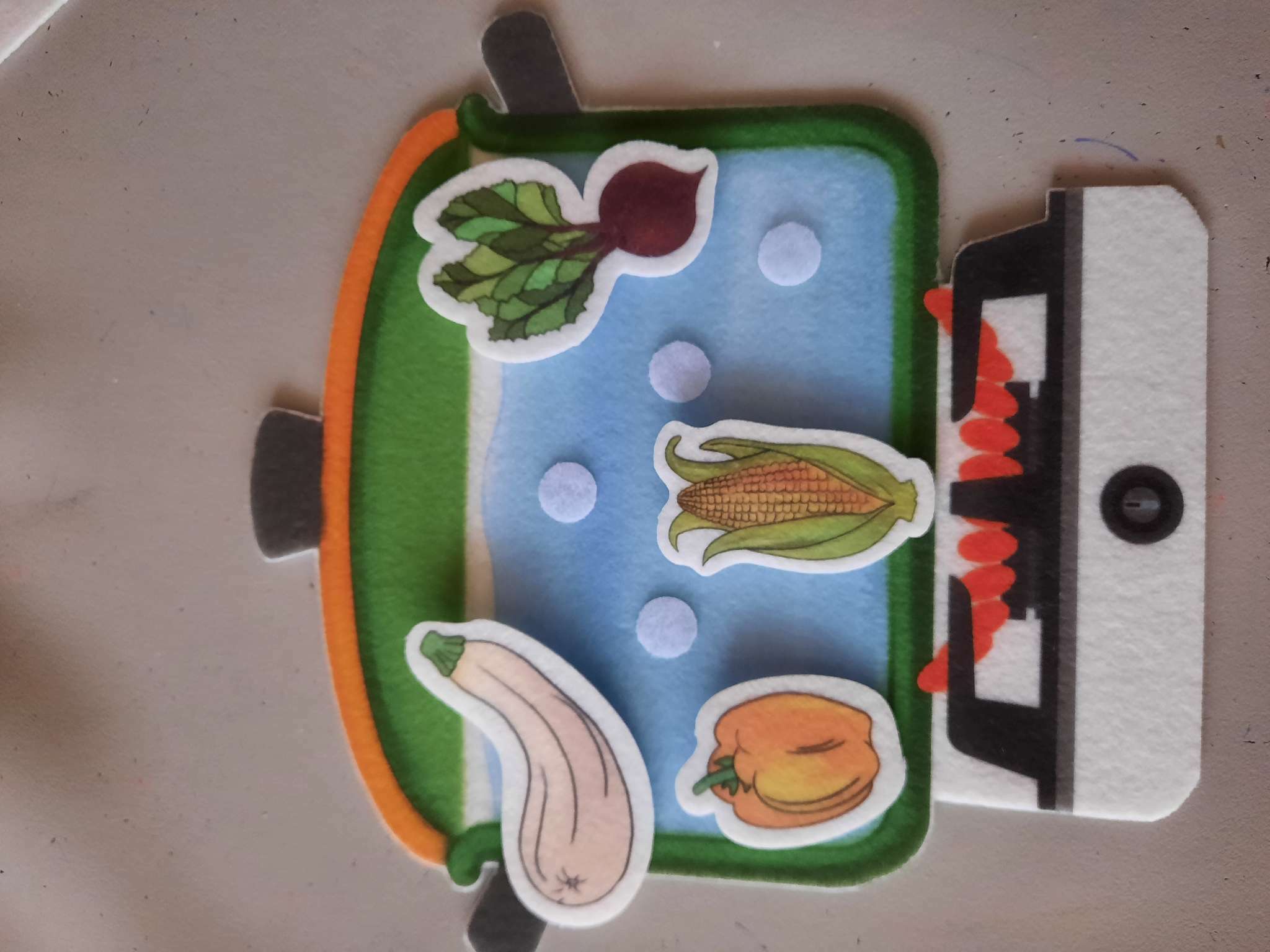 Фотография покупателя товара Набор из фетра «Овощной суп» - Фото 2