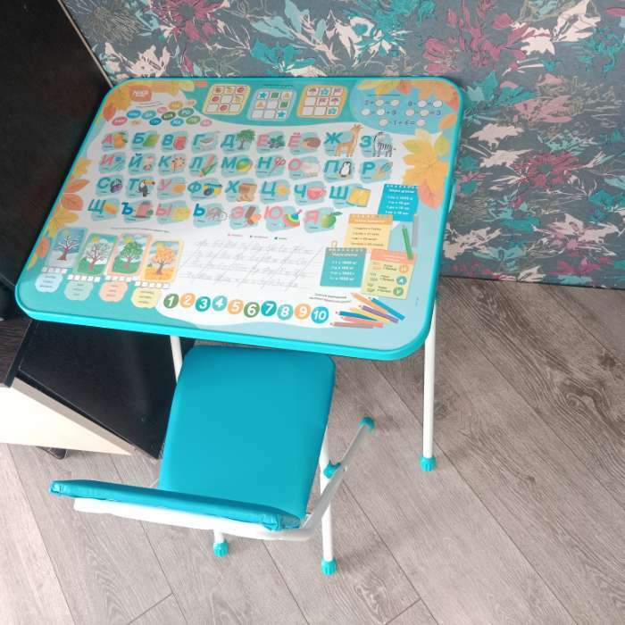 Фотография покупателя товара Комплект детской мебели «Первоклашка»: стол, стул мягкий - Фото 5