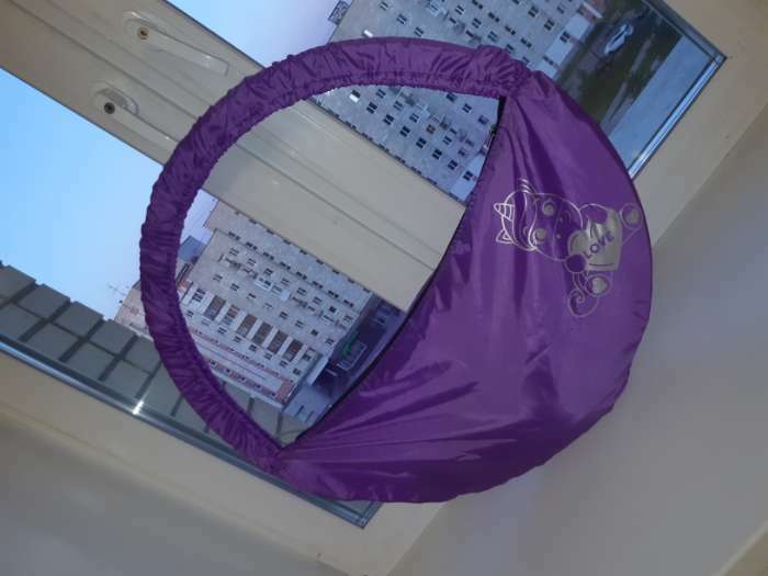 Фотография покупателя товара Чехол для обруча с карманом Grace Dance «Единорог», d=60 см, цвет фиолетовый - Фото 1